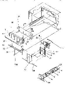 Evaporator Assembly Diagram and Parts List for TW18S2W-P1194401W  Amana Refrigerator