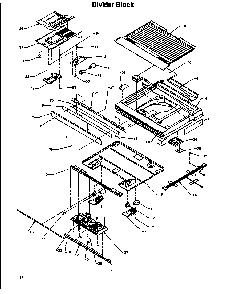 Divider Block Diagram and Parts List for TA18S2W-P1194501WW  Amana Refrigerator