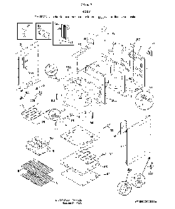 Body Diagram and Parts List for 79094179316  Kenmore Range