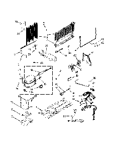 Unit Parts Diagram and Parts List for 59673003511  Kenmore Refrigerator