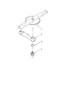 Lower Washarm Parts Diagram and Parts List for MDB8959AWB5  Maytag Dishwasher