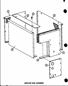 Pupflow Coil Housing (d67635-28/p67635-28c) (d67635-24/p67635-24c) Diagram and Parts List for SCFC48AUMA P6944902C Amana Air Conditioner