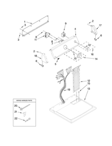 Part Location Diagram of WPW10193821 Whirlpool End Cap