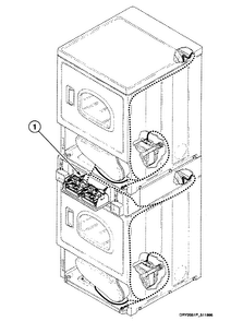 Harnesses 1 Diagram and Parts List for SSEY07WF1500  Speed Queen Dryer