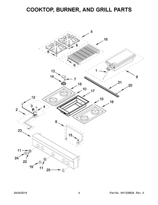 Part Location Diagram of W11640240 Whirlpool HOLDER-ORF