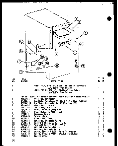 Section 5 Diagram and Parts List for SRI-22E-P74100-11W  Amana Refrigerator