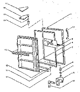 Part Location Diagram of 3-65440-001 Maytag Hook
