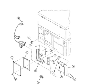 Junction Box Diagram and Parts List for FTUA1AWN1102  Speed Queen Washer