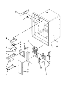 Part Location Diagram of W10296251 Whirlpool HARNS-WIRE