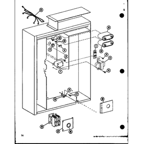 Part Location Diagram of C6419101 Whirlpool Wire harness