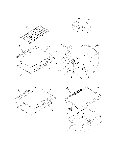 Shelves Diagram and Parts List for 2537888901D  Kenmore Refrigerator