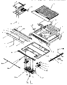 Divider Block Diagram and Parts List for TB18RL-P1184608WL  Amana Refrigerator
