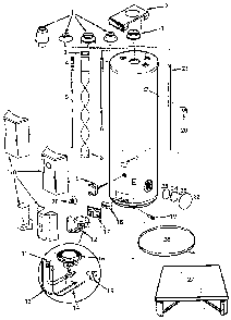 Part Location Diagram of 9000283 Maytag Furnace thermocouple