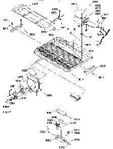 Machine Compartment Diagram and Parts List for SRDE327S3E-P1312501WE  Amana Refrigerator