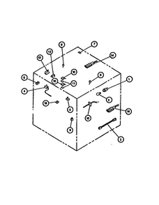Electrical Components Diagram and Parts List for RST378UL-P1141203N  Caloric Range