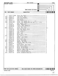 Upright Freezer Door Page 2 Diagram and Parts List for 47668A  Admiral Freezer