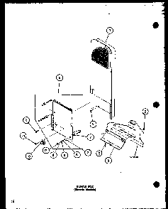 Section 11 Diagram and Parts List for LG2902 P7804817W W Amana Dryer