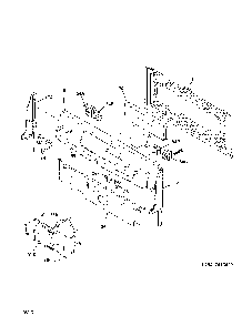 Backguard Diagram and Parts List for 79097413411  Kenmore Range