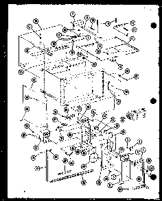 Timer/wiring Harness Diagram and Parts List for R0-24-8 P73917-3M Amana Microwave