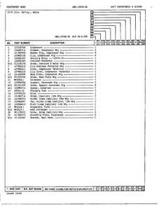 Unit Compartment And System Page 2 Diagram and Parts List for 10360A  Admiral Refrigerator