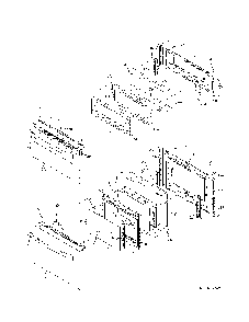 Doors Diagram and Parts List for 79097312412  Kenmore Range