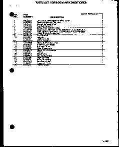 Parts List Diagram and Parts List for 12C3HES P69968415R Amana Air Conditioner