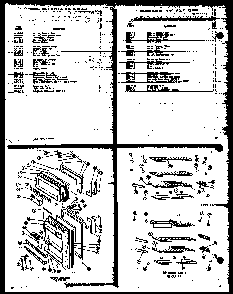Door Assembly 15 Cu. Ft. Diagram and Parts List for T15G-C-P60100-2WC  Amana Refrigerator