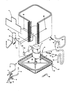 Compressor And Tubing 2 Diagram and Parts List for RCC36A3A P1172405C Amana Air Conditioner