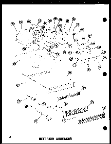 Section 12 Diagram and Parts List for RC-20 P72100-5M Amana Microwave
