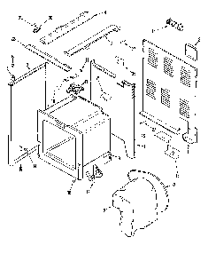 Body Diagram and Parts List for MER5752BAS0  Maytag Range