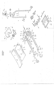 Treadmill Diagram and Parts List for 9850  Magic Chef Microwave