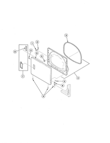 Part Location Diagram of 510163WP Maytag Liner,seal,grill Assembly