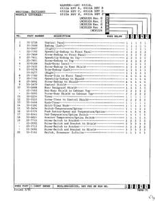 Backguard Page 2 Diagram and Parts List for 6532A REV C Norge Washer