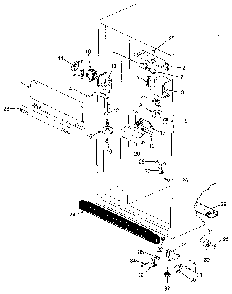 Fresh Food Compartment Diagram and Parts List for JRSD246B MBQ82A Jenn-Air Refrigerator