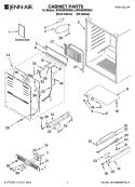 Part Location Diagram of 4344769 Whirlpool Frame, Side (Left Side)