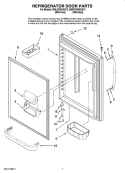 Part Location Diagram of 13023839SQ Whirlpool DOR-FIP Stainless Steel