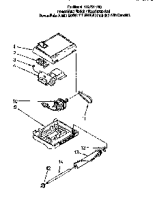 Part Location Diagram of 4152440 Whirlpool DISCONTINUED