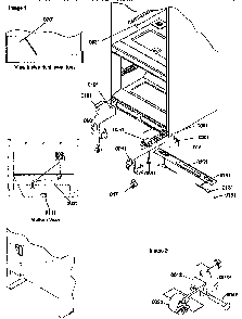 Insulation And Roller Assembly Diagram and Parts List for 67277-P1311001WL  Amana Refrigerator