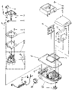 Unit Parts Diagram and Parts List for 1162003590  Kenmore Canister Vacuum