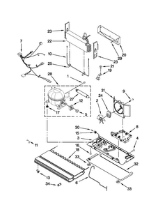 Unit Parts Diagram and Parts List for MFI2665XEM6  Maytag Refrigerator