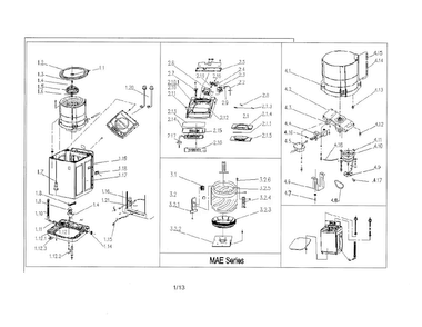 Washer Diagram and Parts List for MCSTCW16W2  Magic Chef Washer