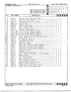 Fresh Food Compartment Page 3 Diagram and Parts List for 17794A  Admiral Refrigerator