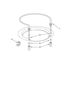 Heater Parts Diagram and Parts List for MDBH969AWB2  Maytag Dishwasher
