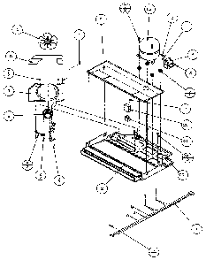 Panasonic Compressor Diagram and Parts List for TXI22R-P1168004W  Amana Refrigerator