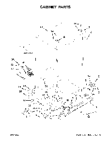 Cabinet Parts Diagram and Parts List for 10650045714  Kenmore Refrigerator