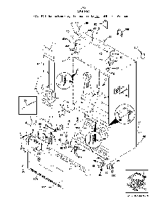Cabinet Diagram and Parts List for 2537034941G  Kenmore Refrigerator