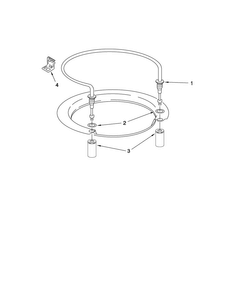 Heater Parts Diagram and Parts List for CDB7000AWS1  Magic Chef Dishwasher