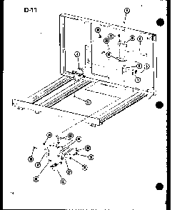 Section 2 Diagram and Parts List for RCC-6-P85318-2S  Amana Microwave
