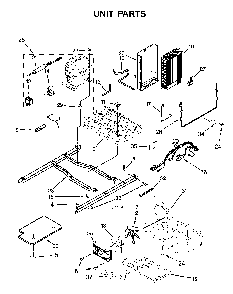 Unit Parts Diagram and Parts List for 1064651759714  Kenmore Refrigerator