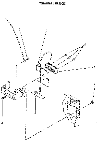 Terminal Block Diagram and Parts List for NE8833L43938  Speed Queen Dryer